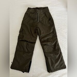Columbia Boys Dark Green Snow Pants